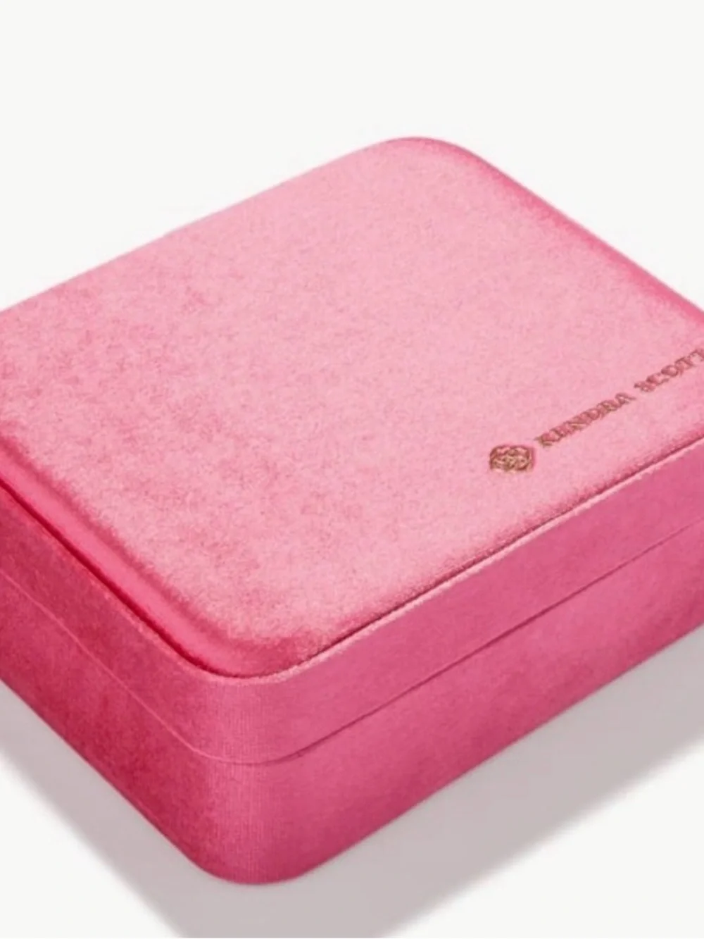 Kendra Scott Pink Velvet Jewelry Box